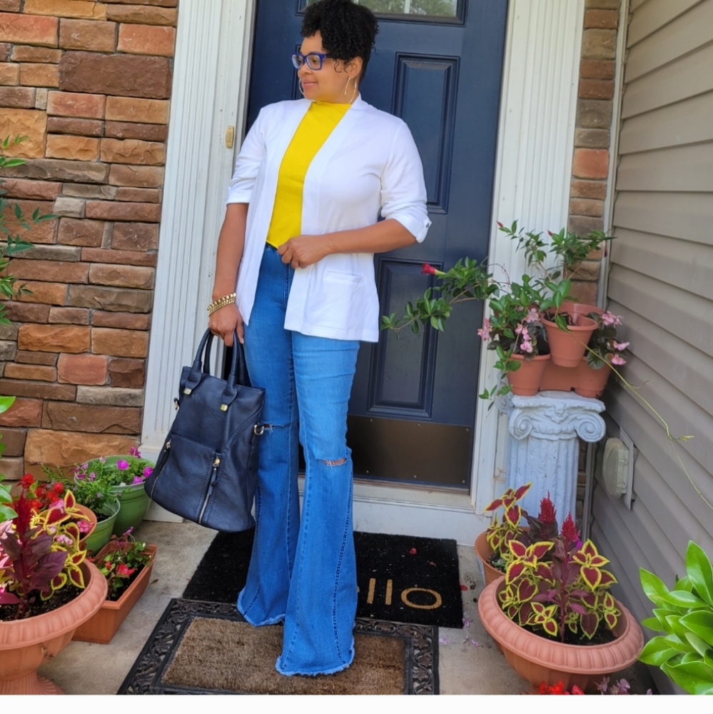 Bell bottom jeans
